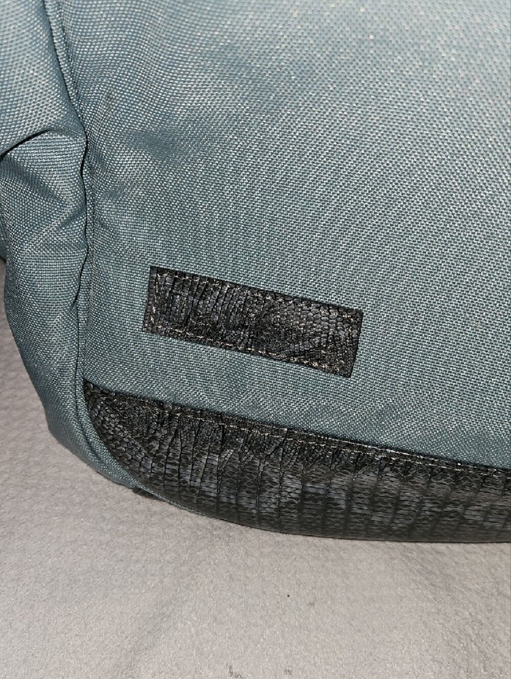 Melbourne Doubletake Pickleball Backpack Blue w/ Faux Gray Snakeskin Accent - Picture 2 of 10